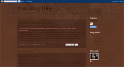 Desktop Screenshot of antibloggistisch.blogspot.com