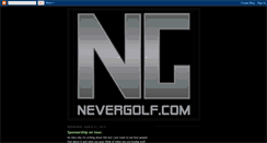 Desktop Screenshot of golfjunky.blogspot.com