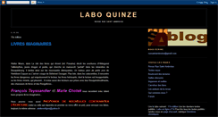 Desktop Screenshot of laboquinze.blogspot.com