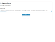 Tablet Screenshot of laboquinze.blogspot.com