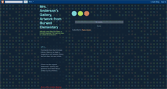 Desktop Screenshot of mrsandersonsgallery.blogspot.com