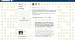 Desktop Screenshot of mi-onlinestudy.blogspot.com