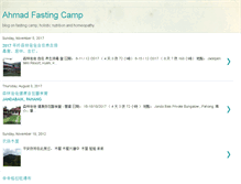 Tablet Screenshot of ahmadfastingcamp.blogspot.com