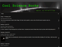 Tablet Screenshot of coolsciencebooks.blogspot.com