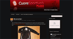 Desktop Screenshot of cuoresportivo-plaza.blogspot.com