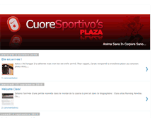 Tablet Screenshot of cuoresportivo-plaza.blogspot.com