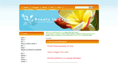Desktop Screenshot of beautyincreation.blogspot.com