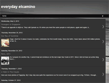 Tablet Screenshot of everydayelcamino.blogspot.com