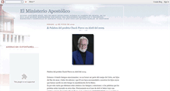 Desktop Screenshot of loapostolicoyloprofeticohoy.blogspot.com