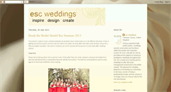 Desktop Screenshot of esc-weddings.blogspot.com