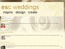 Tablet Screenshot of esc-weddings.blogspot.com