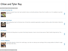 Tablet Screenshot of chloeandtyler.blogspot.com