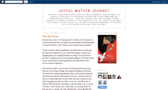 Desktop Screenshot of joyfulmotherjourney.blogspot.com