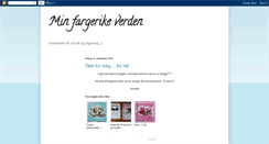 Desktop Screenshot of minfargerikeverden-annette.blogspot.com