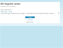 Tablet Screenshot of minfargerikeverden-annette.blogspot.com