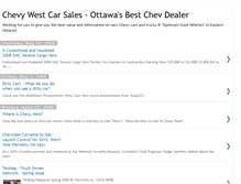 Tablet Screenshot of chevywest.blogspot.com