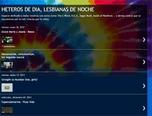 Tablet Screenshot of heterosdedia-lesbianas-denoche.blogspot.com