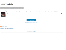 Tablet Screenshot of hoteislazer.blogspot.com