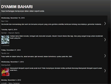 Tablet Screenshot of dyamimbahari.blogspot.com