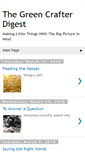Mobile Screenshot of greencrafterdigest.blogspot.com