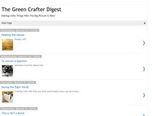 Tablet Screenshot of greencrafterdigest.blogspot.com