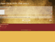 Tablet Screenshot of fisica1-upch.blogspot.com