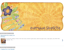 Tablet Screenshot of myeverydaysimplicity.blogspot.com