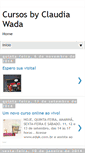 Mobile Screenshot of cursosbyclaudiawada.blogspot.com
