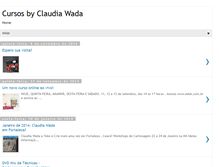 Tablet Screenshot of cursosbyclaudiawada.blogspot.com