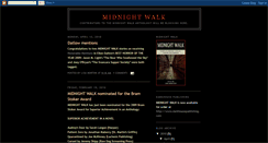 Desktop Screenshot of midnightwalkbook.blogspot.com