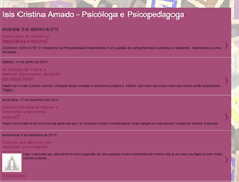 Tablet Screenshot of isiscristinaamado.blogspot.com