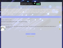 Tablet Screenshot of gettomoneyonline.blogspot.com