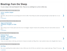 Tablet Screenshot of bleatings-from-the-sheep-dma.blogspot.com