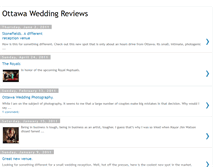 Tablet Screenshot of ottawaweddingreviews.blogspot.com