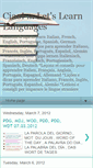 Mobile Screenshot of ciaolearninglanguages.blogspot.com