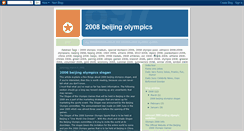 Desktop Screenshot of 2008-beijing-olimpics.blogspot.com