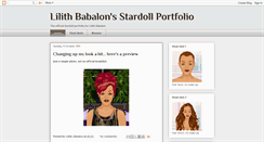 Desktop Screenshot of lbstardollportfolio.blogspot.com