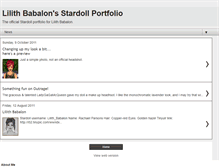 Tablet Screenshot of lbstardollportfolio.blogspot.com