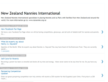 Tablet Screenshot of newzealandnannies.blogspot.com