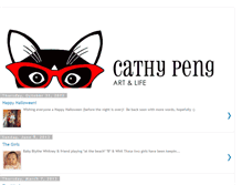 Tablet Screenshot of cathypengart.blogspot.com