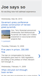 Mobile Screenshot of joesaysso.blogspot.com