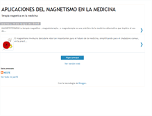 Tablet Screenshot of aplicacionesmedicina.blogspot.com