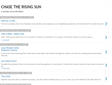 Tablet Screenshot of chasetherisingsun.blogspot.com