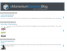 Tablet Screenshot of emomentummarketing.blogspot.com