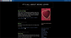 Desktop Screenshot of itsallaboutbeingloved.blogspot.com