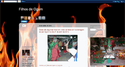 Desktop Screenshot of filhosdeogum.blogspot.com