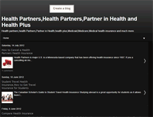 Tablet Screenshot of healthpartnersa.blogspot.com