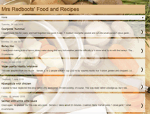 Tablet Screenshot of mrsredbootsfood.blogspot.com