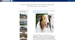 Desktop Screenshot of groom-your-dog-at-home.blogspot.com