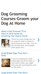 Mobile Screenshot of groom-your-dog-at-home.blogspot.com